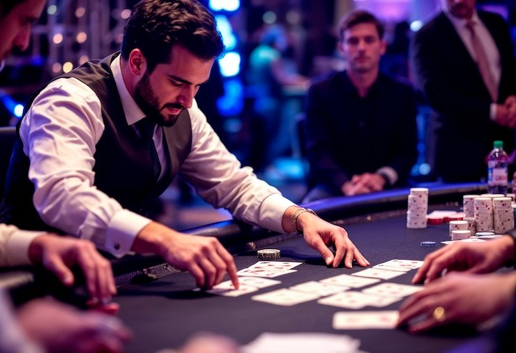 Antarmuka platform joker77 menampilkan menu sportsbook, live dealer, dan slot games